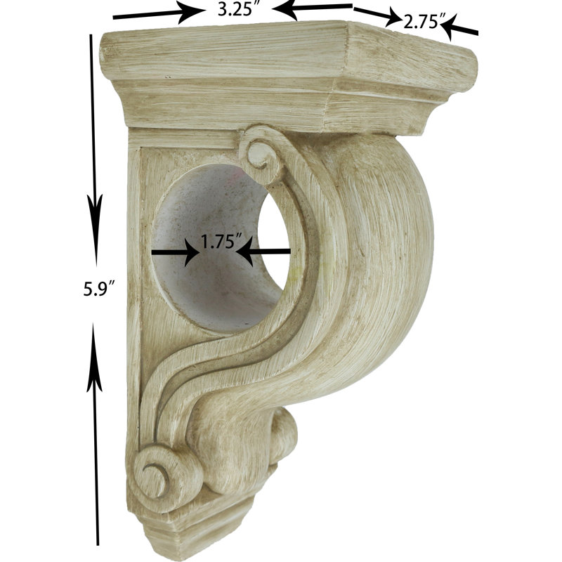 Applique de rideau Souliere, Beige