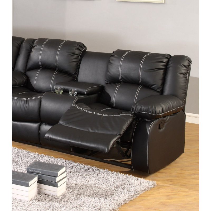 Sf3591 3 Piece Sectional With Four Manual Recliners