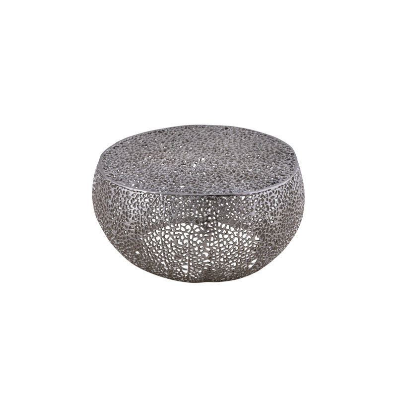 Table basse ronde T3502-32 en argent Même Asg150108430, Argent argent