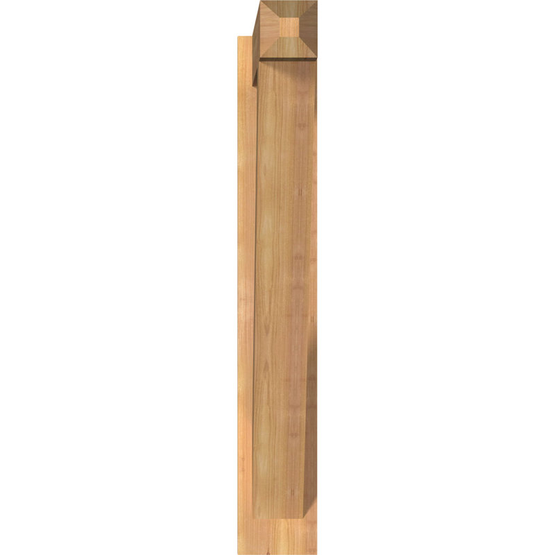 Artisan traditionnel en bois rustique, Cèdre rouge de l'Ouest l 5 1/2 po (lisse), P 30 po x H 36 po