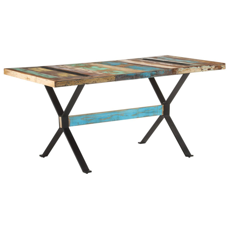 Table de salle à manger Izaak, Bois recyclé, H 29,9 po x L 63 po x l 31,5 po