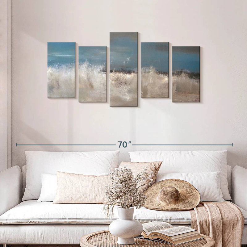 Avery Wild Sea Waves, 24" H x 49" W