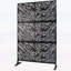 Stylish Metal Privacy Screen for Outdoor Use,Ideal for Patio and Garden-129172716