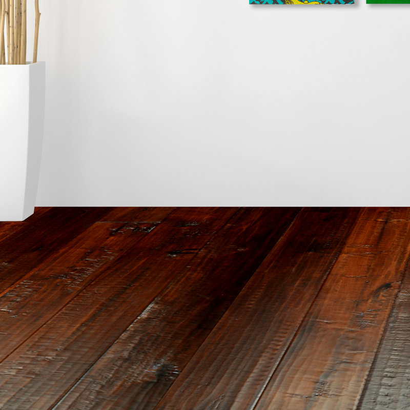 Parquet massif en érable de 1/2 po d'épaisseur x 7 1/2 po de largeur x longueur variable, Monde nouveau