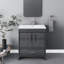 Ensemble de meuble-lavabo simple 30 po Nhyira Anjeli Cabo-374284526