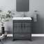 Ensemble de meuble-lavabo simple 30 po Sallisaw-674367640
