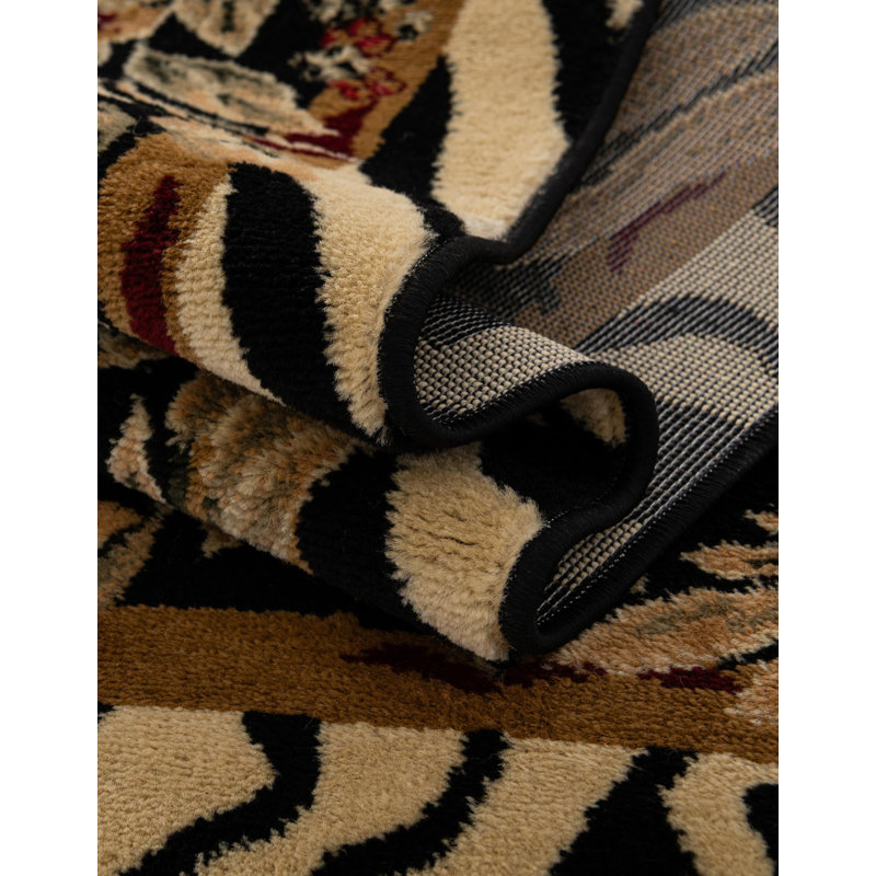 Testerman Power Loom Cream Rug, Round 3'1"