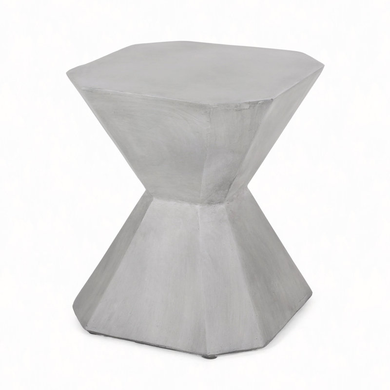 Outdoor Lightweight Concrete Side Table