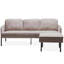 Canapé moderne en L en polyester avec repose-pieds-1130890655-1130890649