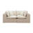 Bashir Outdoor Wicker Loveseat with Cushions