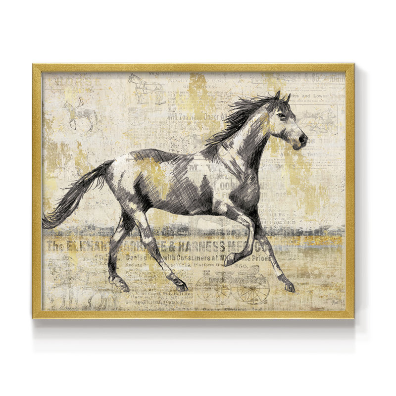 Golden Stallion I - reproduction encadrée - réarmable