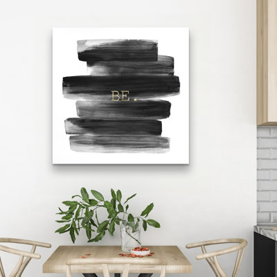 Be. - 32"x32" art on canvas