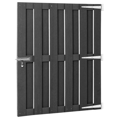 44.1" H x 39.4" W Gray Plastic Gate