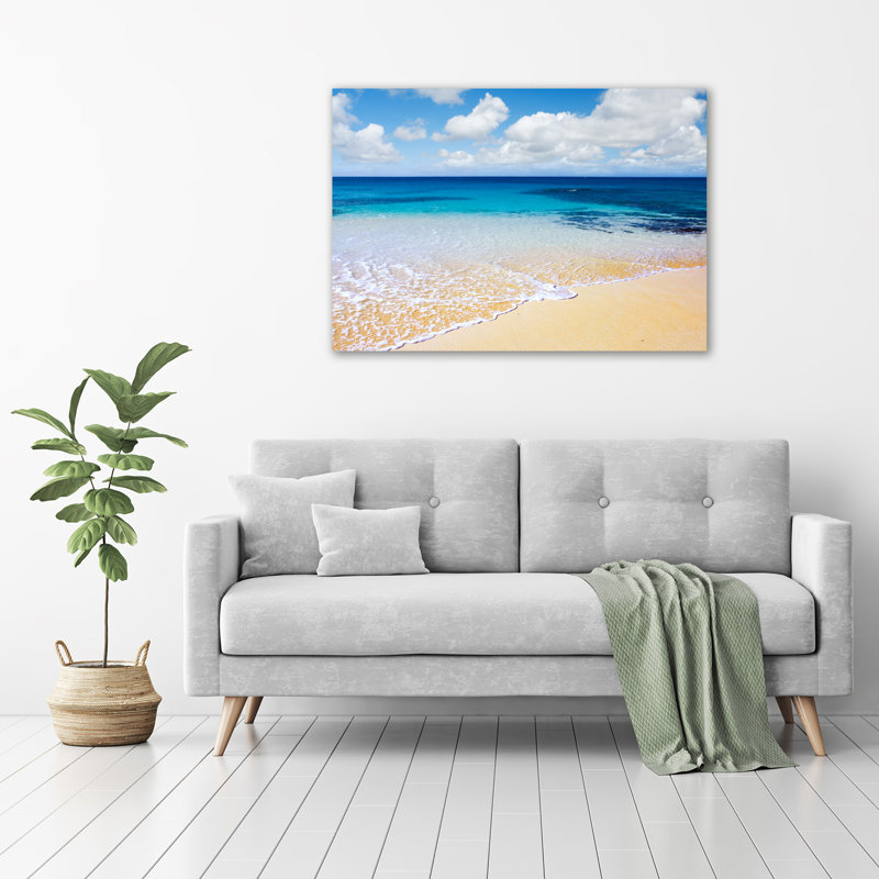 Canvas Print - Wall Art - Prints On Canvas - 100X70 Image Picture Theme: Calm Sea