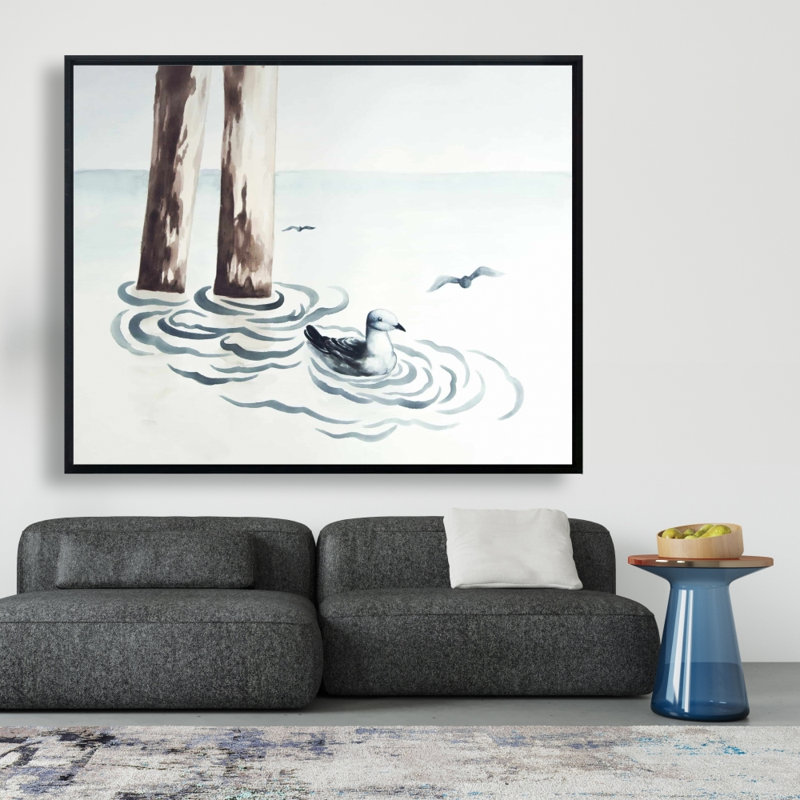 Impression de mouette sur toile