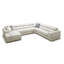 Canapé modulaire en cuir véritable Lorianne-56410904