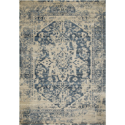 ZeaZu 5' X 8' Ivory Oriental Dhurrie Area Rug