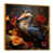 Cadre flottant doré