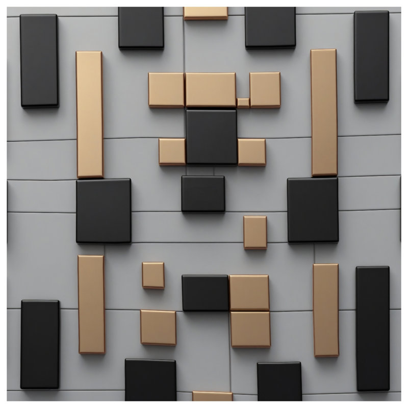Rideaux de douche rectangulaires noirs et noirs très longs, L 70 po x H 84 po