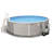 Belize Round 52-in Deep 6-in Top Rail Swimming Pool Package-6999811