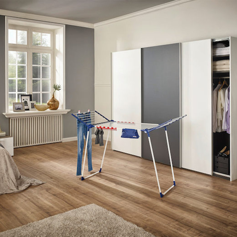 Leifheit Standing Airer Pegasus Solid Comfort, 87cm H x 94.5cm W x 66cm D