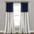 Bleu marine/blanc