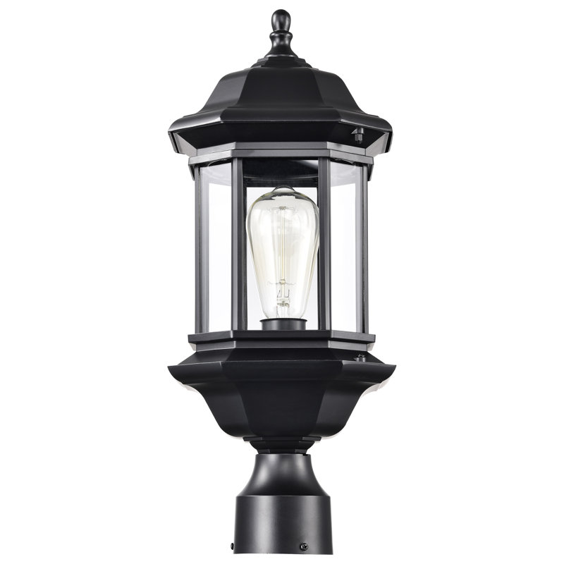 Tête de lanterne câblée 1 lumière Caliya, H 18,50 po x l 7,38 po x P 7,38 po