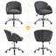 Desk Chair With Petal-shaped Backrest-1313859079