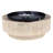 BELLAMY 19 In. 3-Light 60-Watt Boho Black Flush Mount With Natural Rattan Shade-1064297367