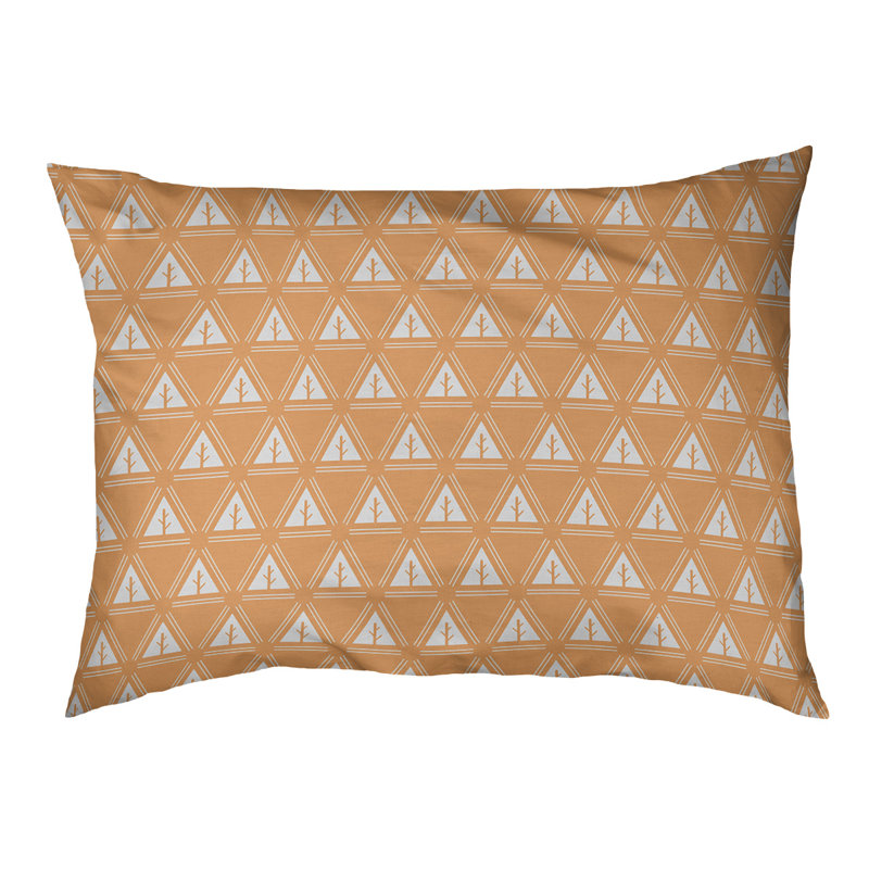 Coussin d'extérieur Chenoweth, Grand (l 50 po x P 7 po x H 40 po), Orange clair