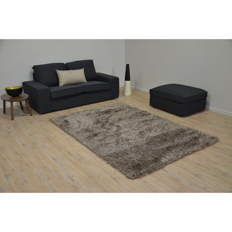 Solid Colour Shag Area Rug, Rectangle 160 x 230cm