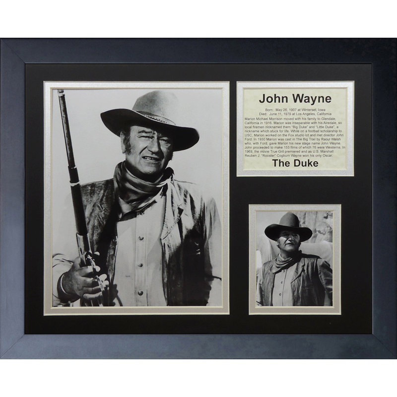 Collage de photo encadré John Wayne