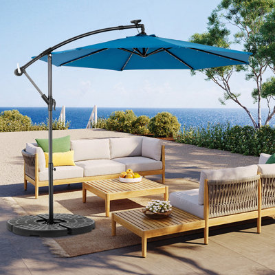 Parasol d'extérieur à DEL 10 pi