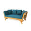 Lit de jour convertible pour patio avec des matériaux de qualité et un tissu polyvalent polyvalent