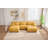 U Shape Cloud Couch With 2 Ottomans-788026005