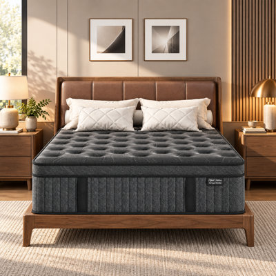 12" Medium Memory Foam Hybrid Mattress with Cooling Gel and Pocket Springs
