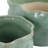 Decorative Round Ceramic Planters for Home Decor - Minimalist Outdoor Flower Pots for Indoor Living Room and Patio Accent - Set of 2, Green-112827963-129986975