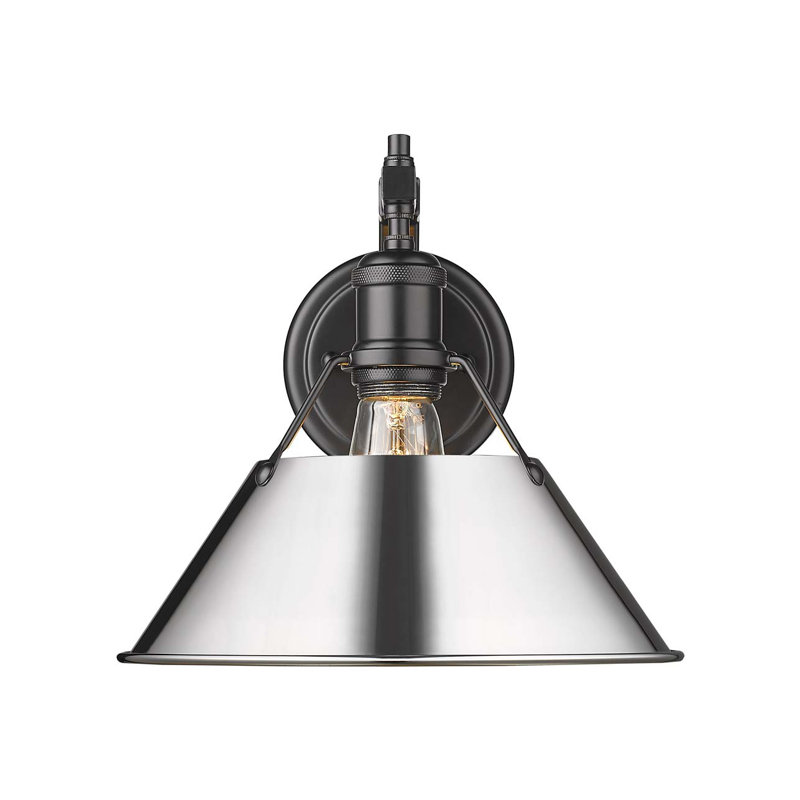 Weatherford Steel Spotlight, Chrome, Matte Black