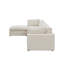 Méridienne modulaire en lin Shabby Elegance Judith