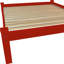  Avondale Red Solid Wood Full Bed Frame — Full, Red