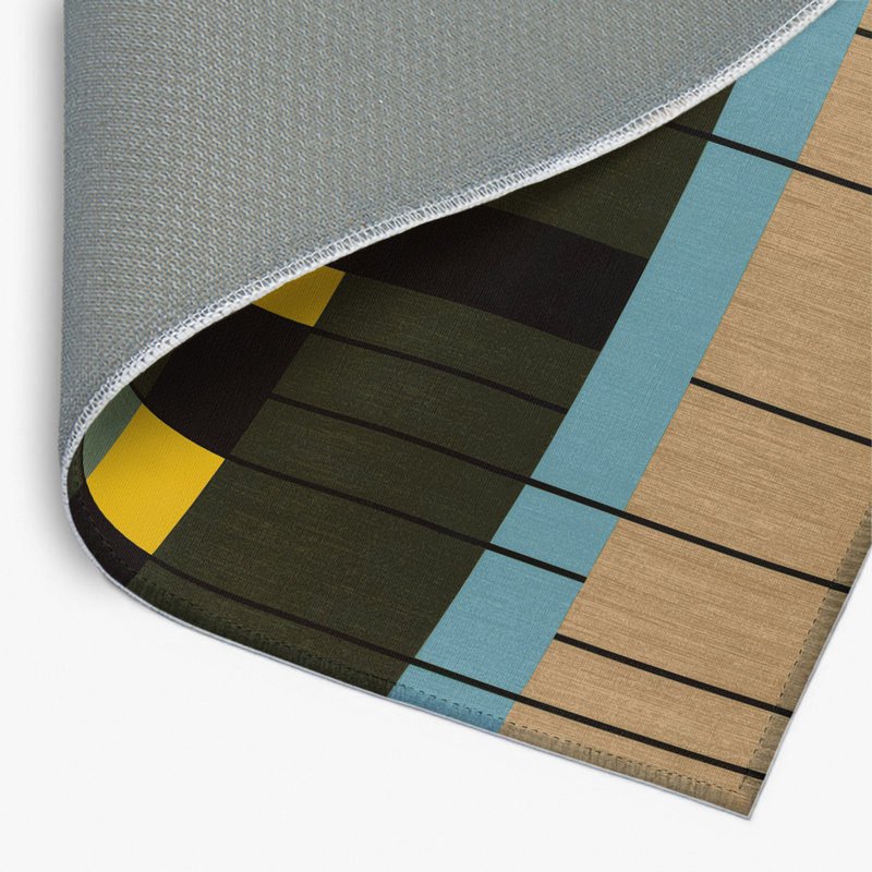 Tapis intérieur et extérieur Tesselated Terrain, Rectangle 9 pi x 12 pi