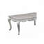 Table basse à plateau en bois de style traditionnel avec 4 pieds