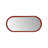 Osman Glossy Intense Rust Wall Mirror-191064836