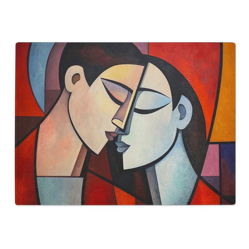 Lovers Constructivism No.3  Glass Chopping Board
