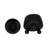 Aedin Set Of 2 9/11" Round Metal Planters With Ball Feet-97751601