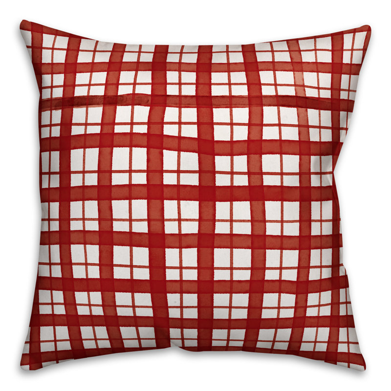  Plaid Throw Pillow, Pillow Cover