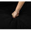 Ensemble de 6 coussins modulaires noirs en tissu velours côtelé, avec accoudoirs et bricolage, rembourrage en mousse confortable, coussins de cou et lombaires inclus - Non, noir, compact pour les petits-3470634