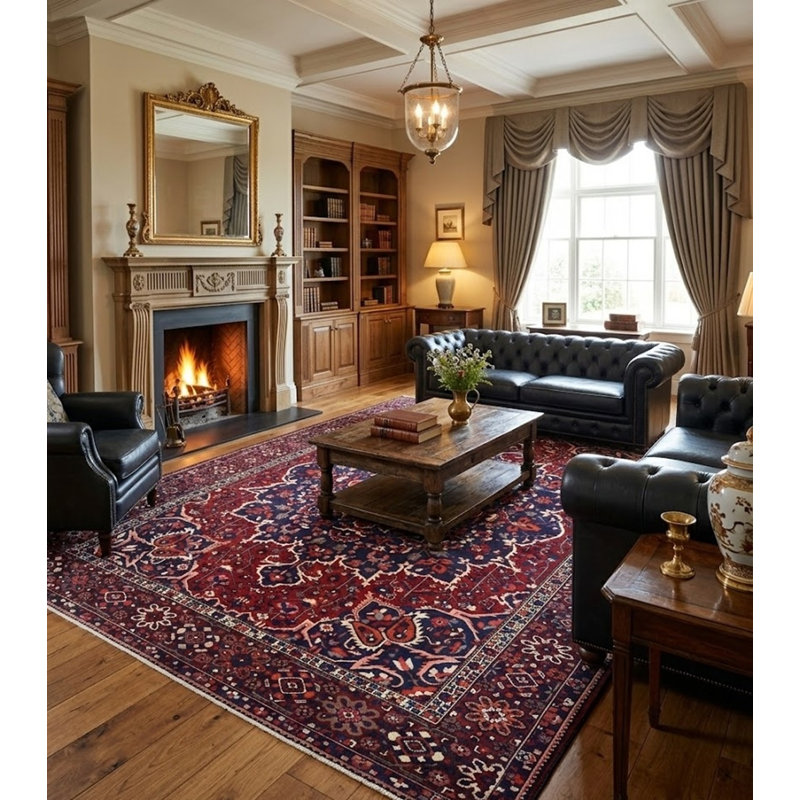 One-of-a-Kind Red Traditional 10X12 Oriental Area Rug
