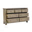Commode 1 pièce classique avec 7 tiroirs et plateau à bijoux-717610072