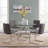 Kempner Round Glass Top Dining Table